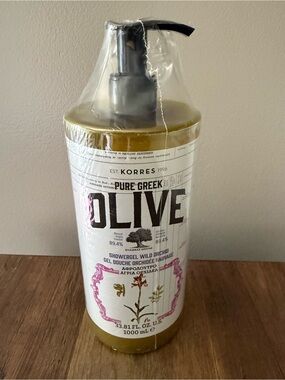 Korres Pure Greek Olive Showergel, 33.81 fl oz. 1000 ML Wild Orchid